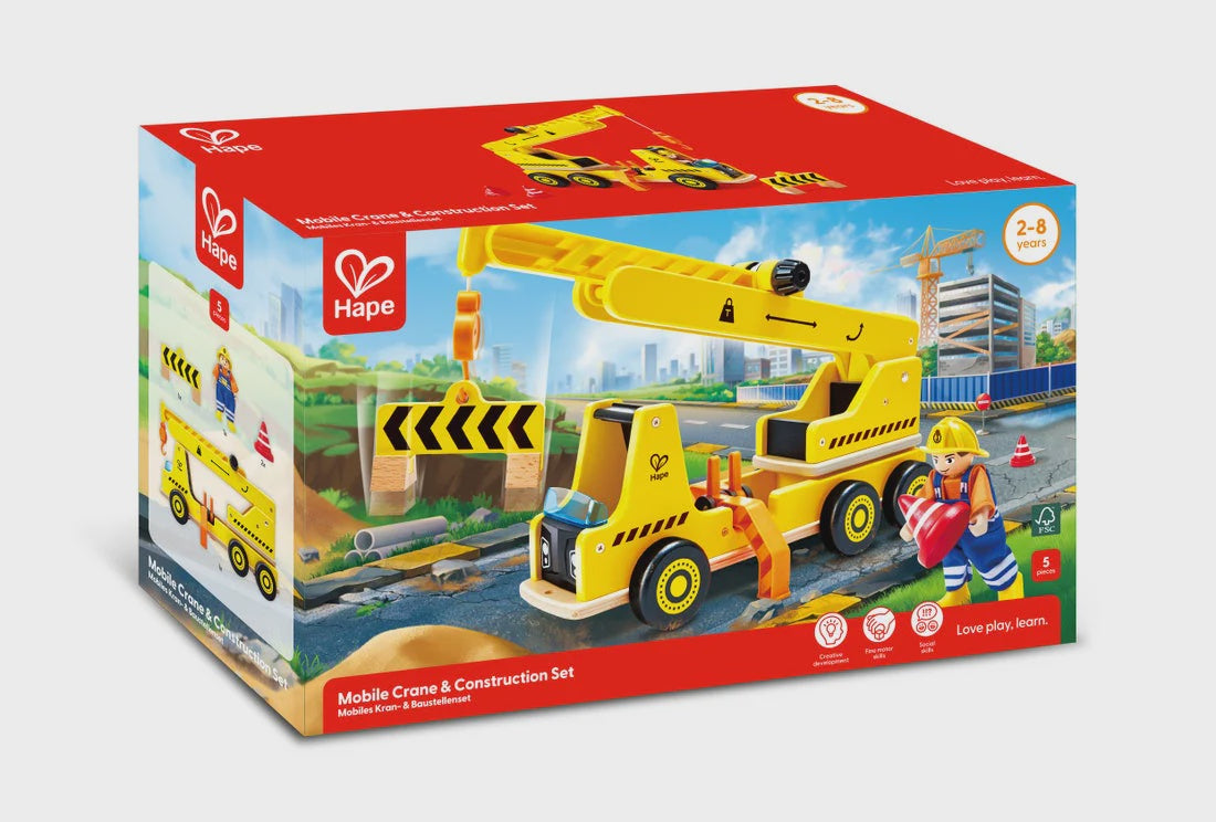 Mobile Crane & Construction Set | Hape