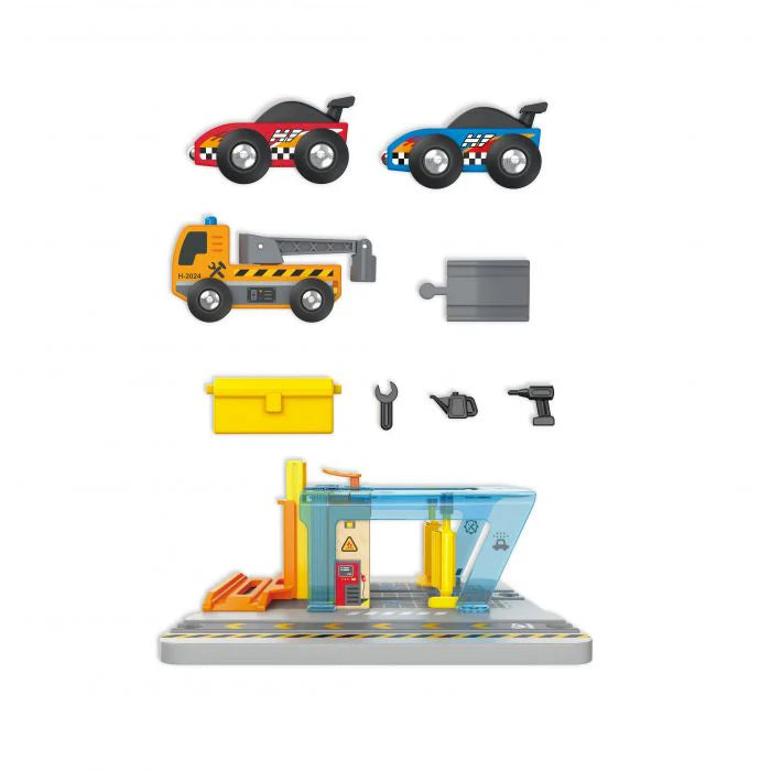 Vehicles Repair And Wash Station | Hape