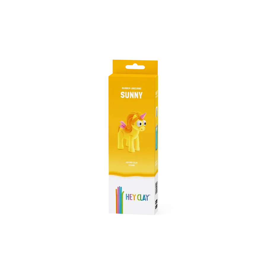 RAINBOW UNICORN, SUNNY, 3 CANS, 5 COLOUR | Hey Clay