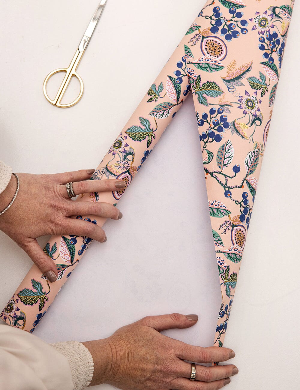 Gift Wrap Roll 3m - Huckleberry | Bespoke Letterpress