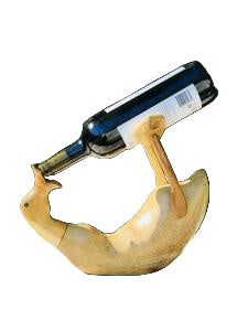 Bottle Holding Duck | Blue Goose Imports