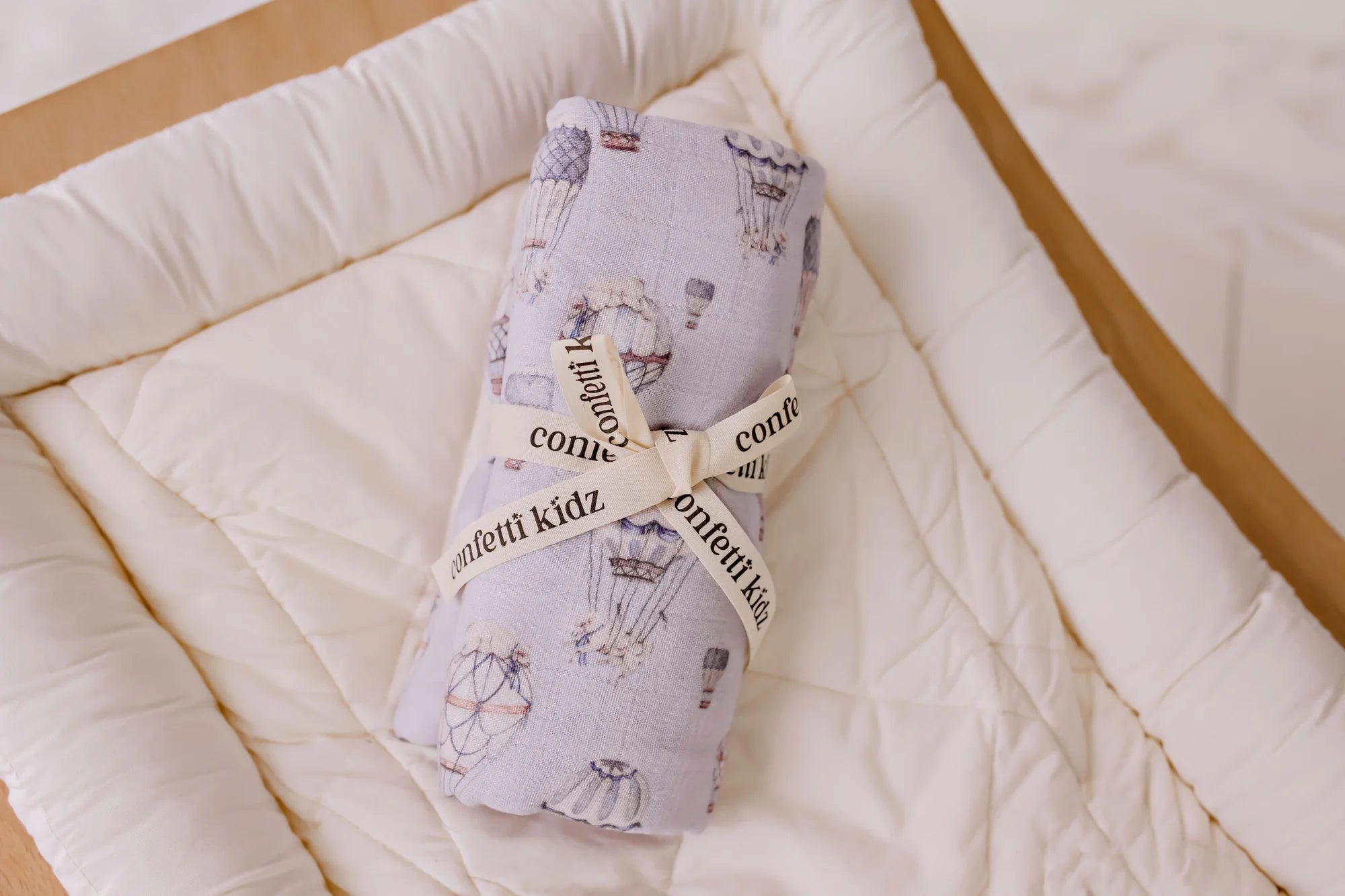 Dreamy Sheep - Muslin Swaddle Wrap | Confetti Kidz