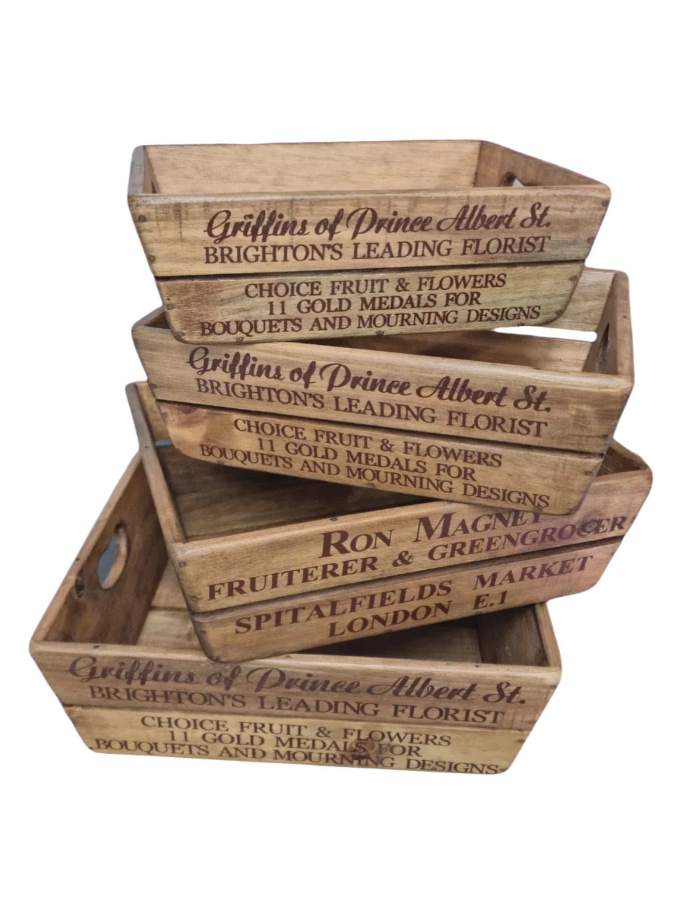 Set of Rectangular Trugs | Blue Goose Imports