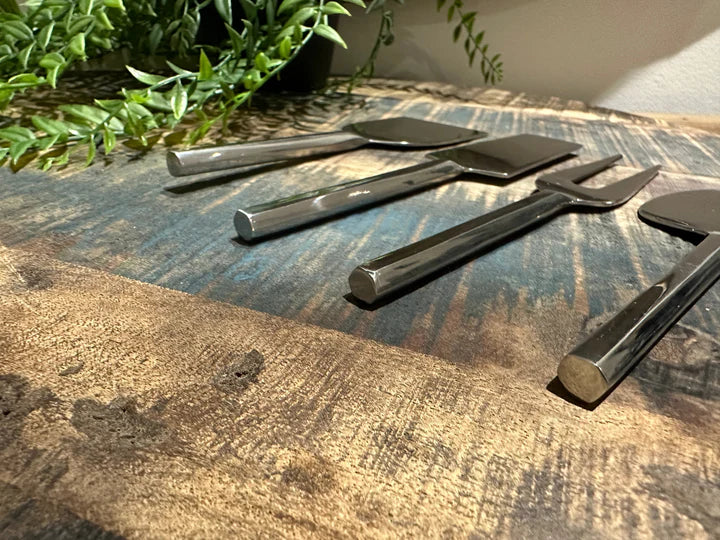 Hexagon Handle Cheese Knife Set/4 | Blue Goose Imports