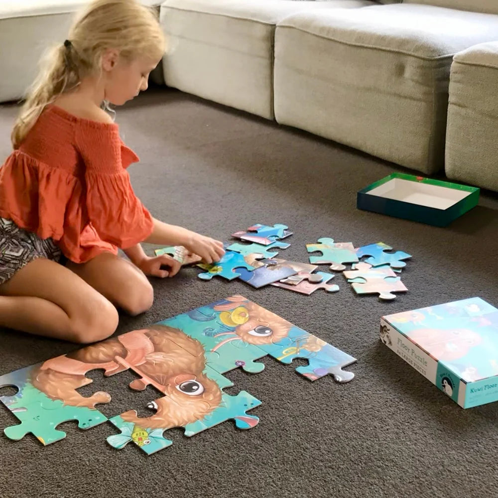 Puzzle - Kuwi's Rowdy Crowd - 24  piece | Tikitibu