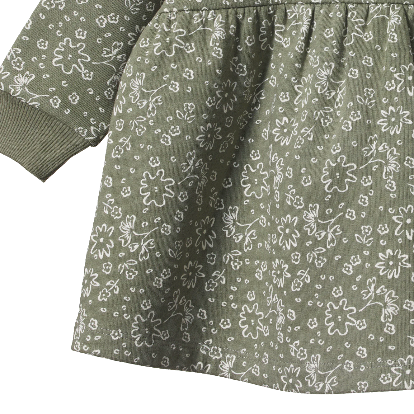 INES DRESS - Bloomsbury Nettle Print | Nature Baby