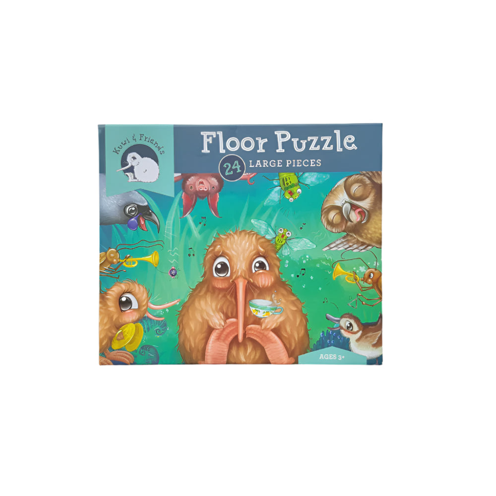 Puzzle - Kuwi's Rowdy Crowd - 24  piece | Tikitibu