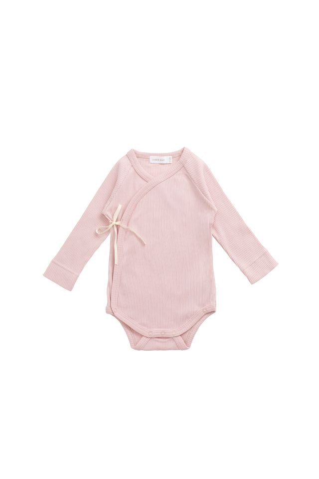 Organic Cotton Modal Marina Long Sleeve Bodysuit - Trinket | Jamie Kay