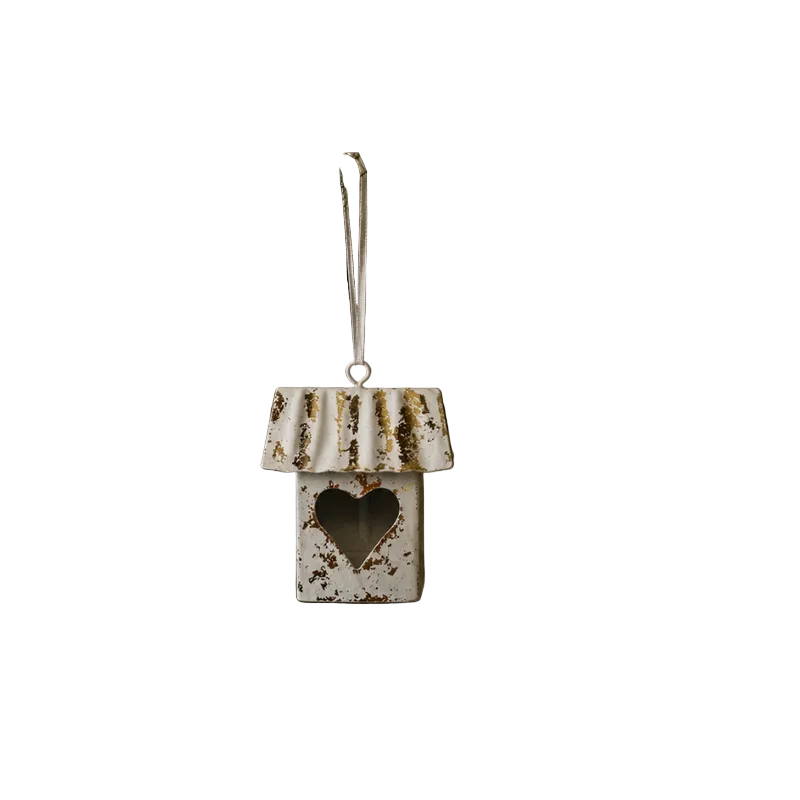 White House Tree Decoration with Gold Foil | Stellar Haus