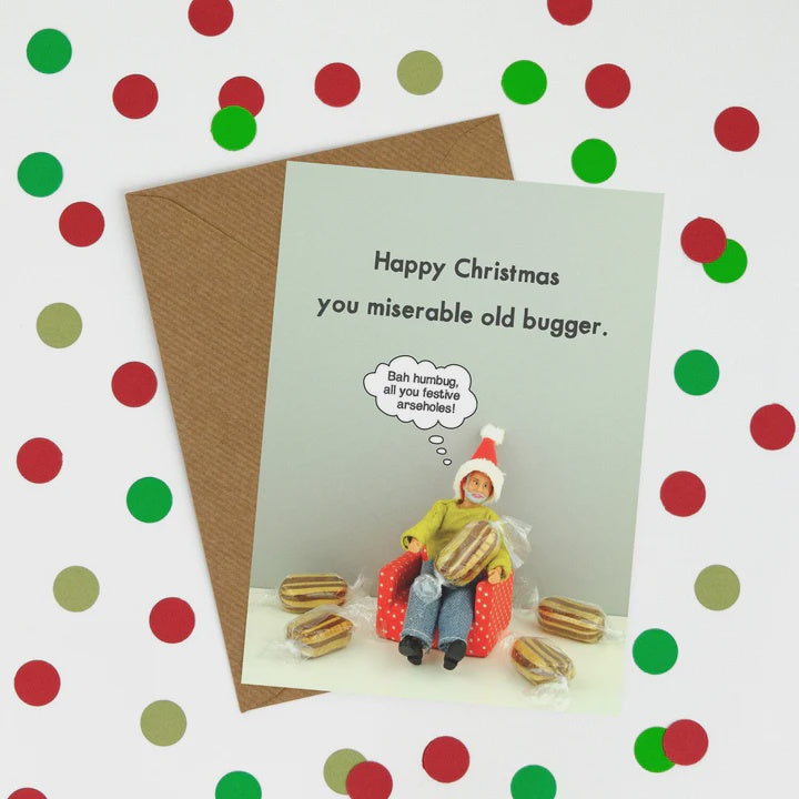 Card - Christmas Old Bugger | Bold & Bright