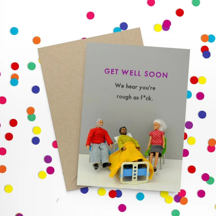 Card - Get Well Rough | Bold & Bright