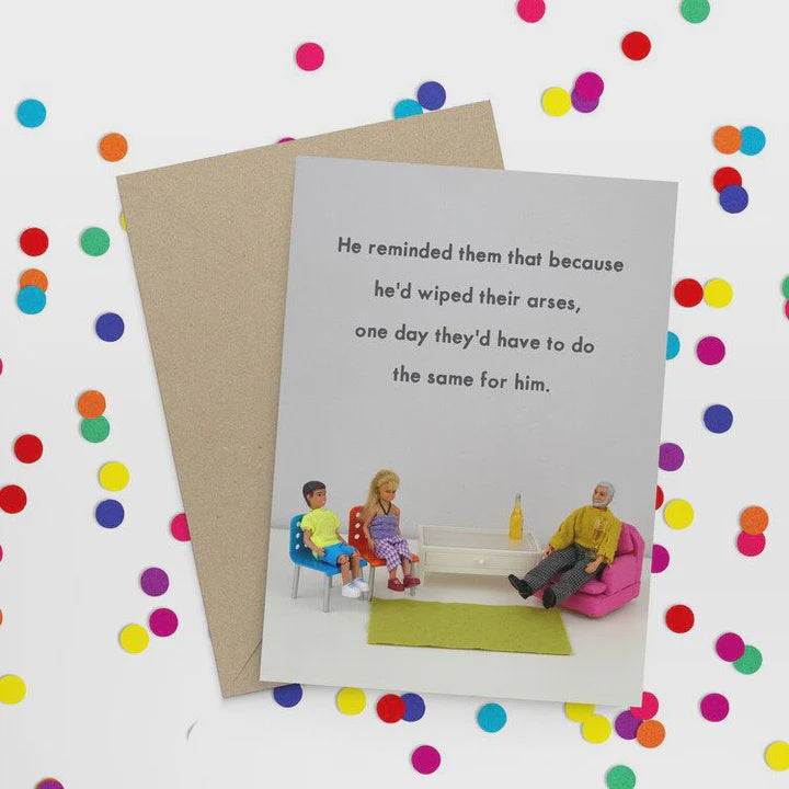 Card- Arsewipe | Bold & Bright