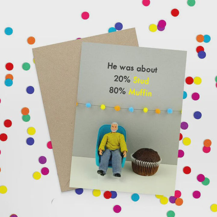Card- Stud Muffin | Bold & Bright