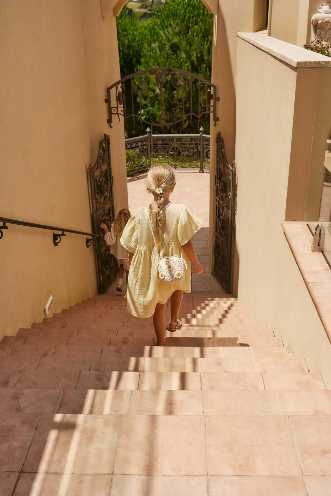 Organic Cotton Muslin Phillipa Dress - Sunshine | Jamie Kay