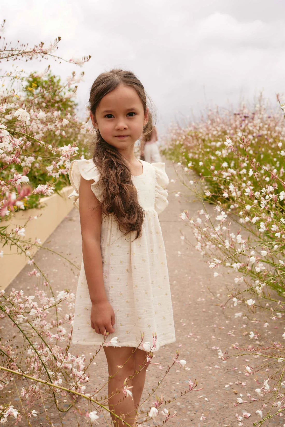 Organic Cotton Muslin Brielle Dress - Vintage Ditsy | Jamie Kay