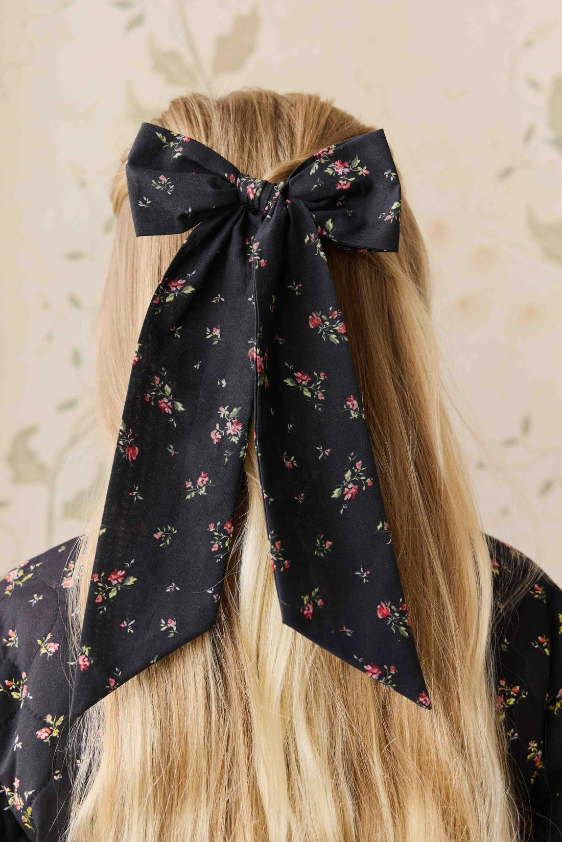 Organic Cotton Alora Bow |  Bianca Noir| Jamie Kay