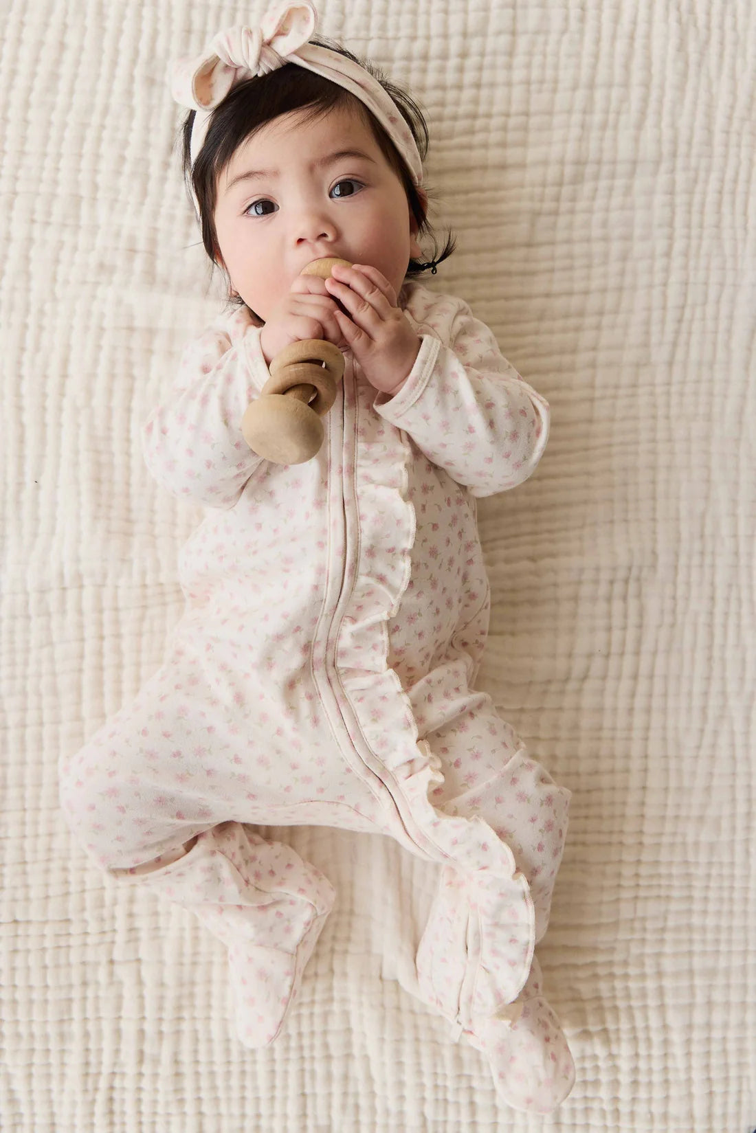 Organic Cotton Melanie Onepiece - Victoria Blush | Jamie Kay