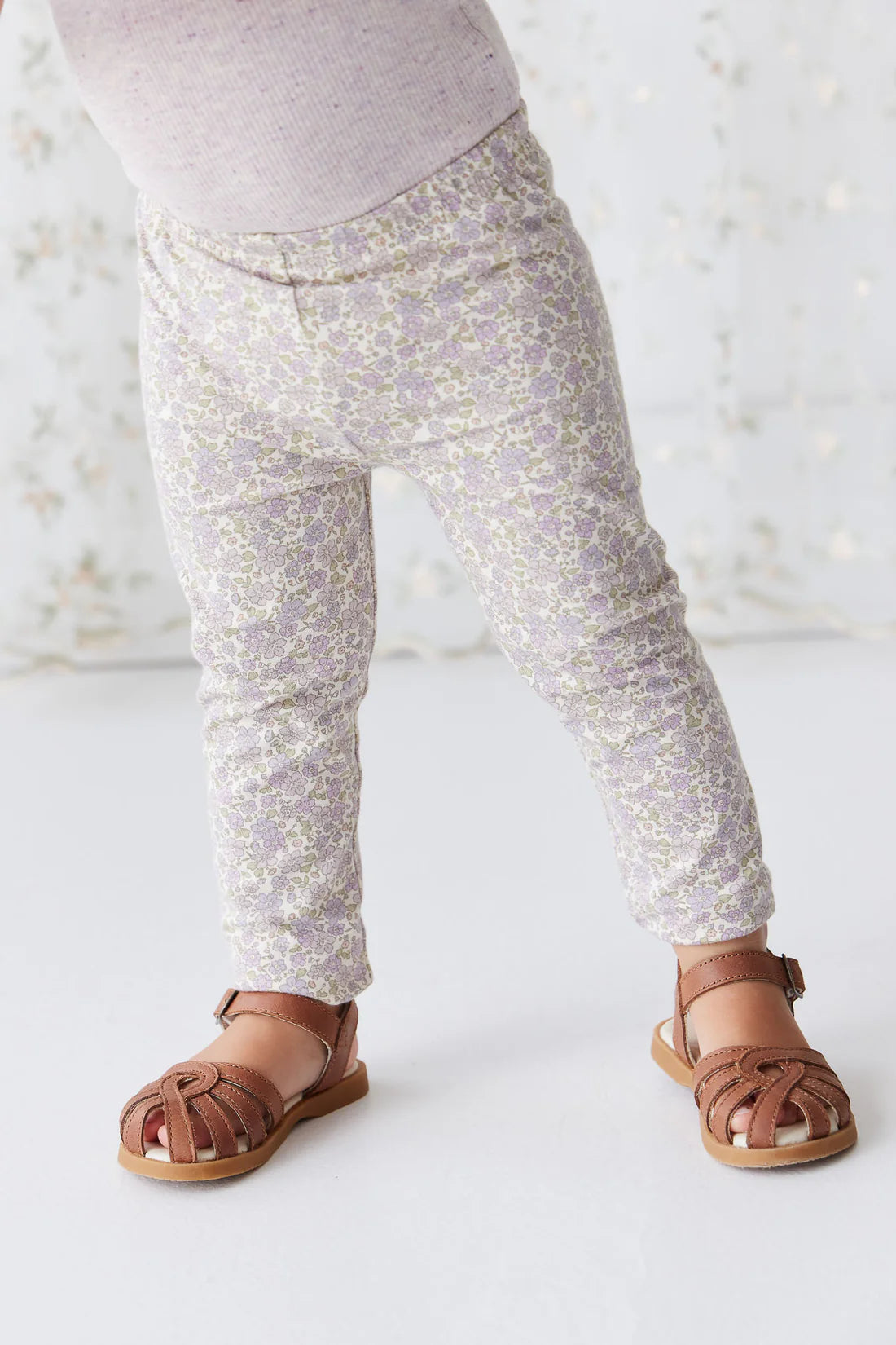 Organic Cotton Everyday Legging - Chloe Lavender | Jamie Kay