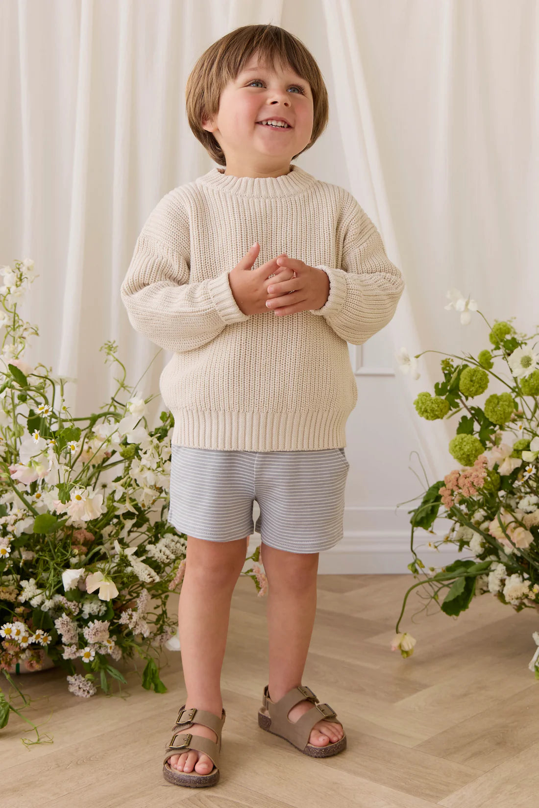 Johan Knit Jumper - Vanilla | Jamie Kay