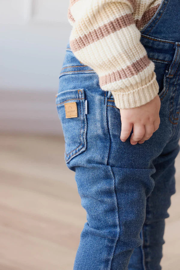 Jordie Overall - Mid Wash Denim | Jamie Kay