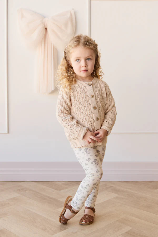 Livvy Cardigan - Light Oatmeal Marle | Jamie Kay