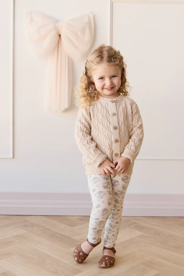 Livvy Cardigan - Light Oatmeal Marle | Jamie Kay