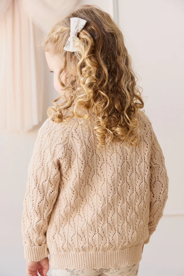 Livvy Cardigan - Light Oatmeal Marle | Jamie Kay