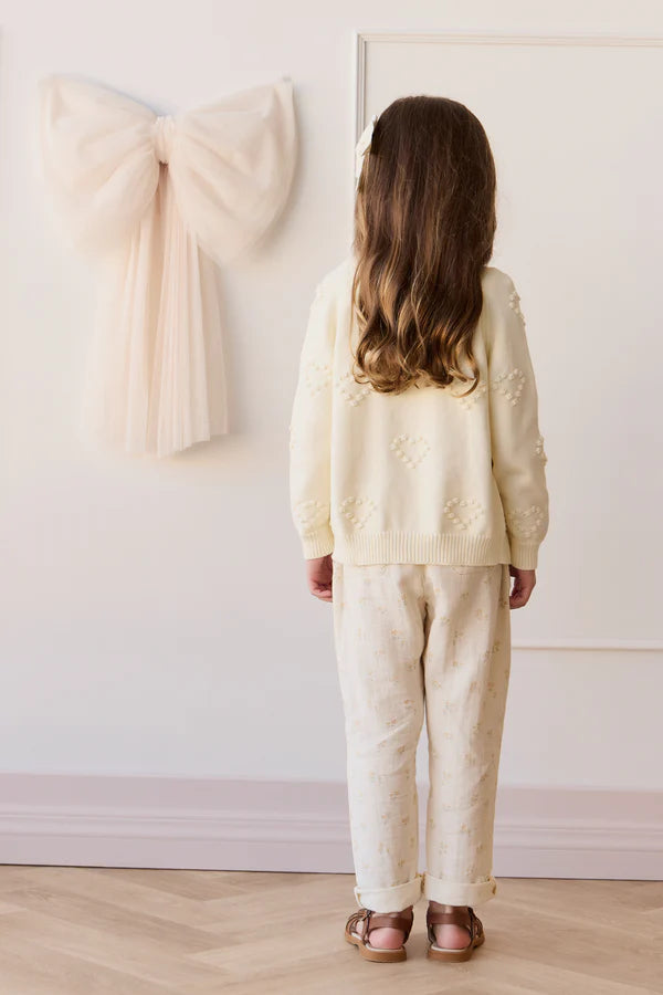 Organic Cotton Muslin Cordelia Pant - Pauline Chamomile | Jamie Kay