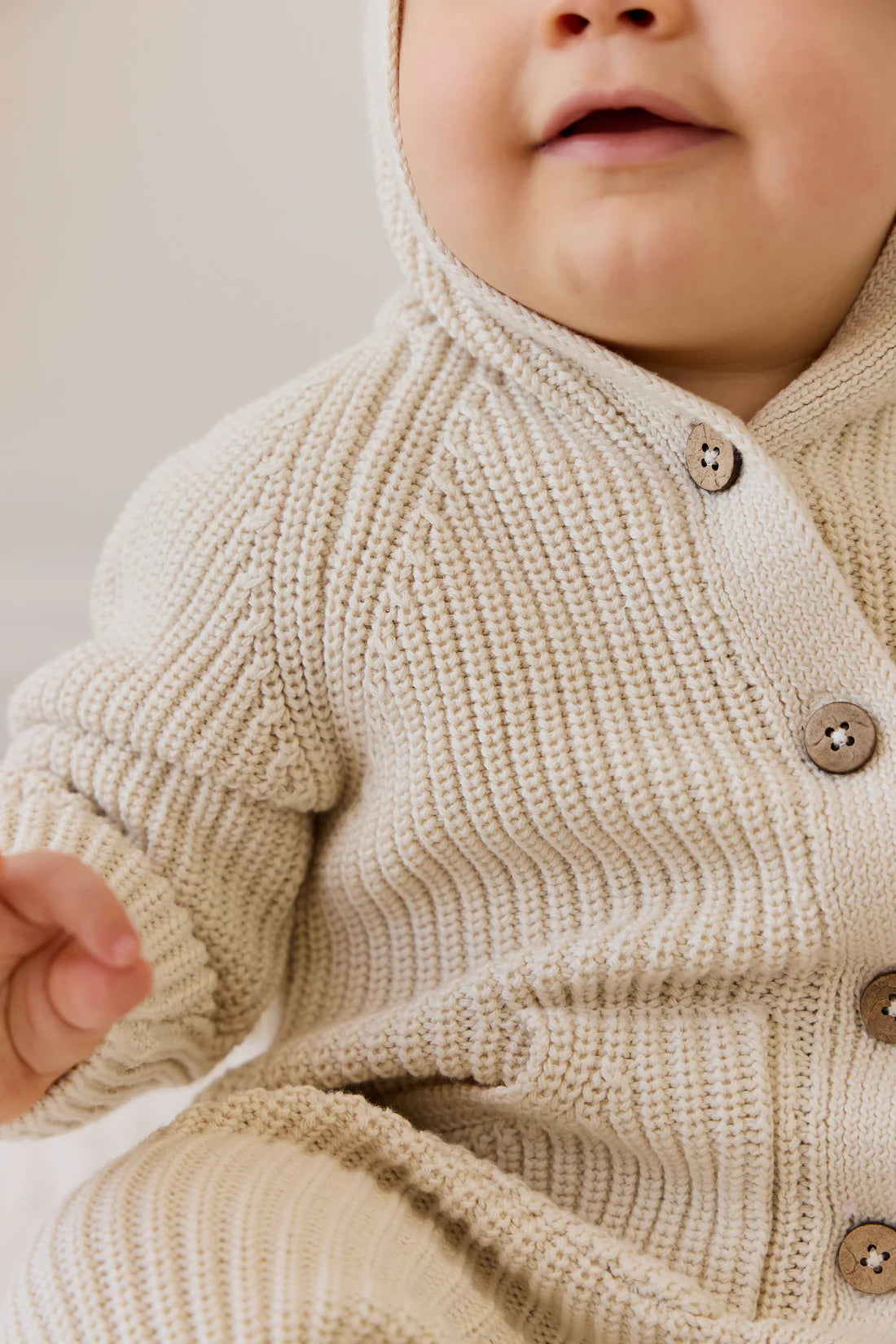 Bear Knit Onepiece - Vanilla | Jamie Kay