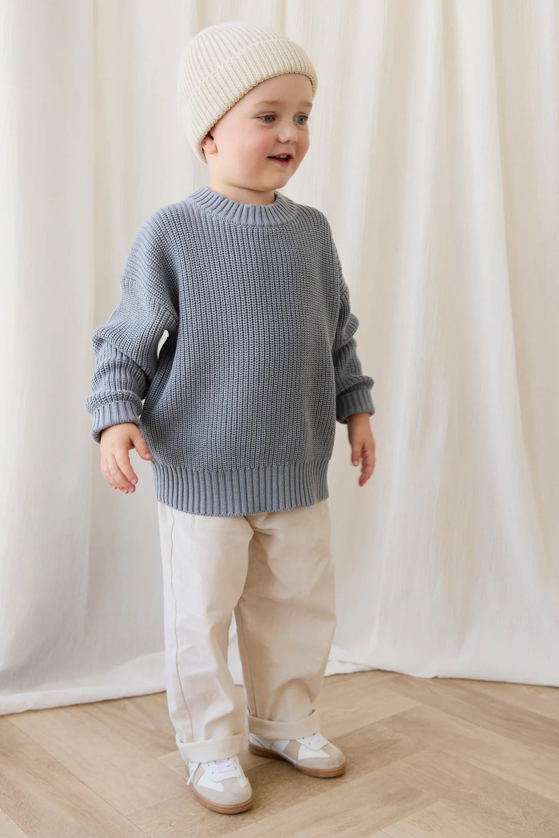 Johan Knit Jumper - Dawn | Jamie Kay