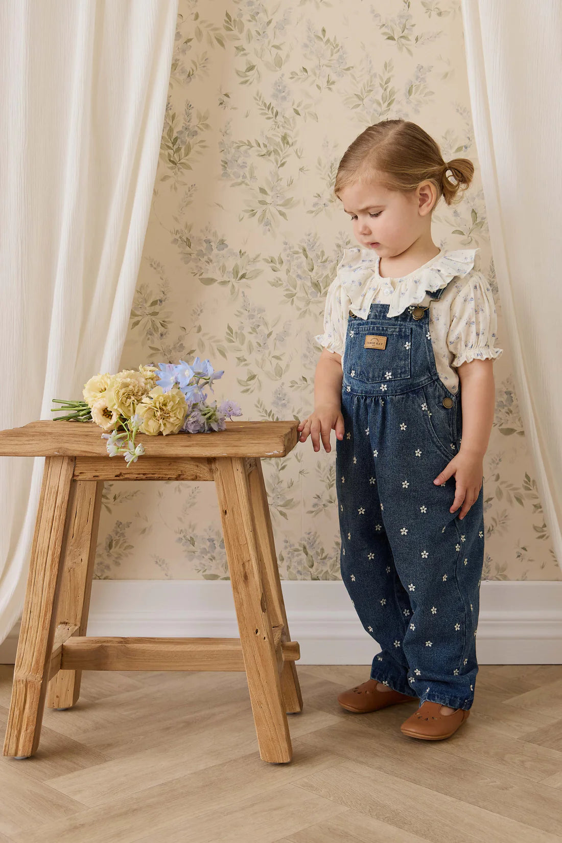 Cecil Overall - Josie Floral Denim | Jamie Kay
