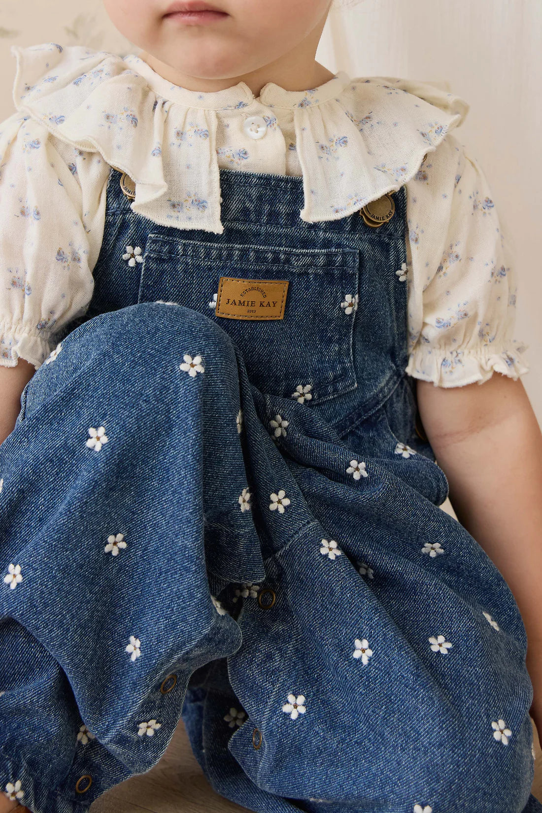 Cecil Overall - Josie Floral Denim | Jamie Kay