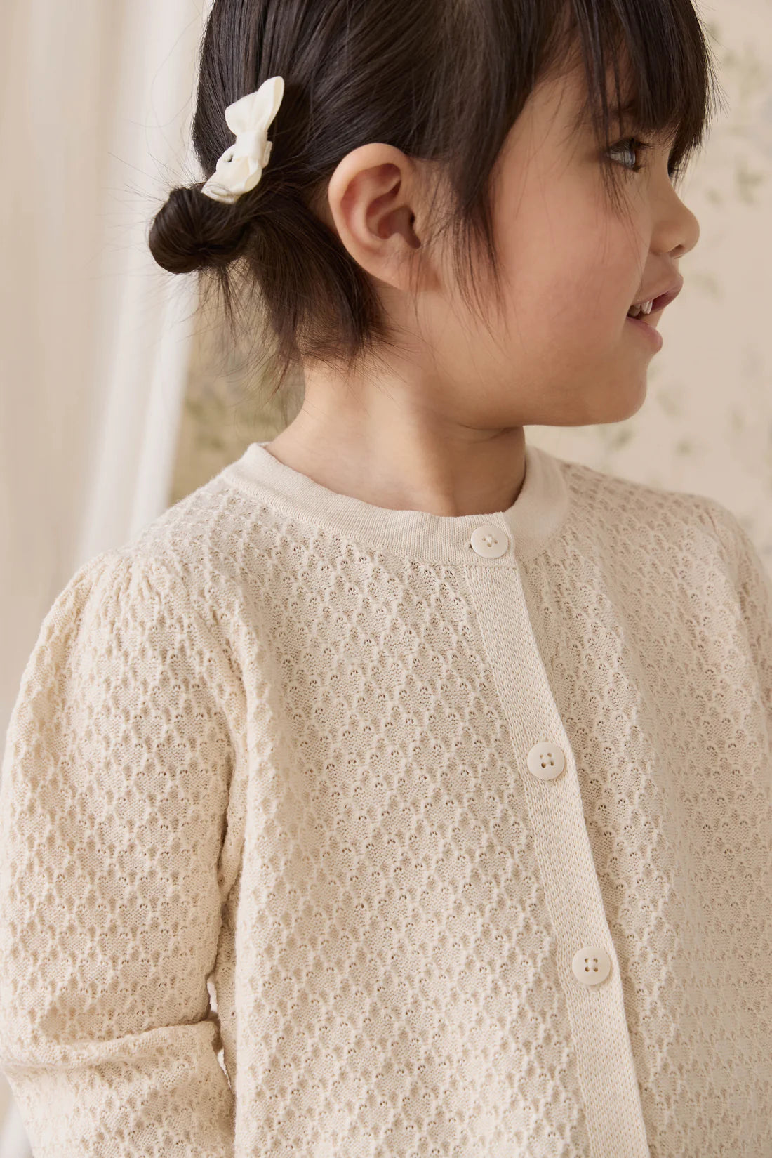 Clementine Cardigan - Vanilla | Jamie Kay