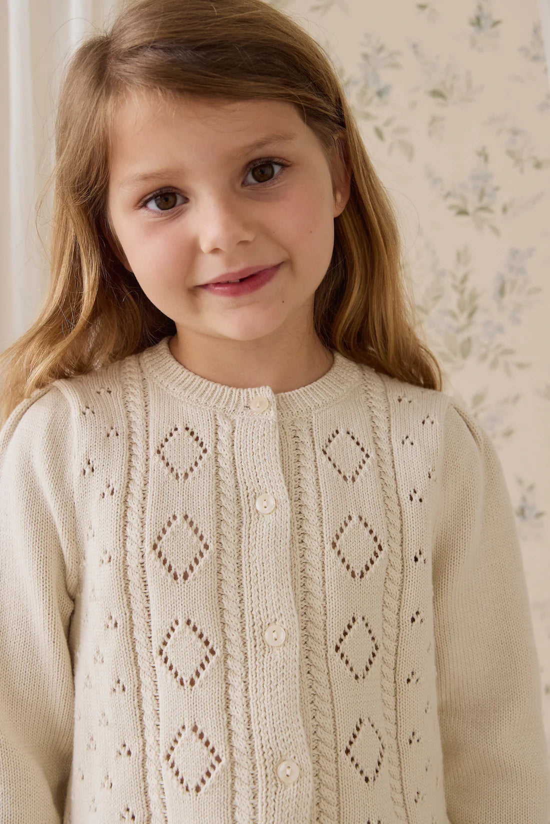 Annabelle Cardigan - Vanilla | Jamie Kay