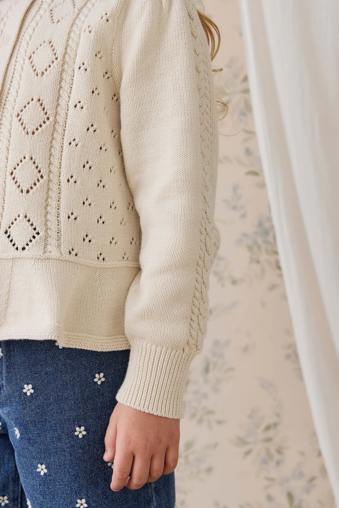 Annabelle Cardigan - Vanilla | Jamie Kay