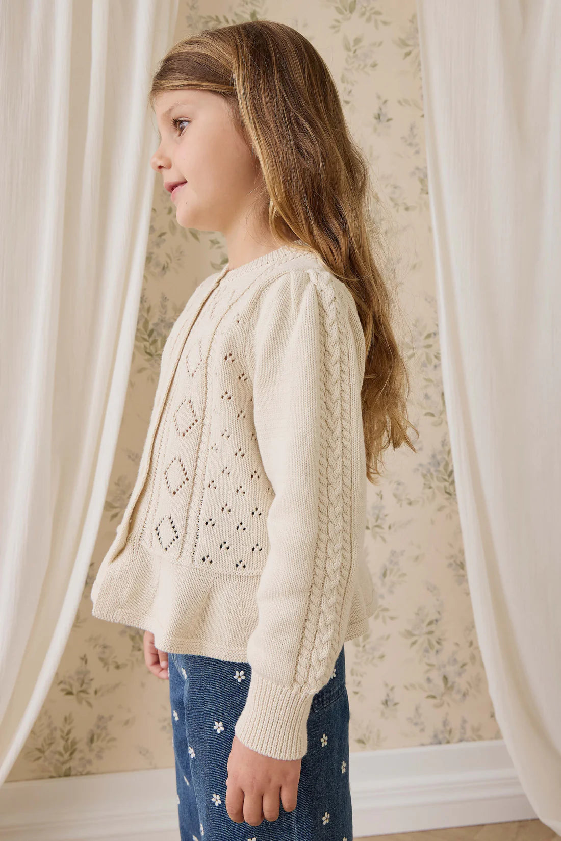 Annabelle Cardigan - Vanilla | Jamie Kay