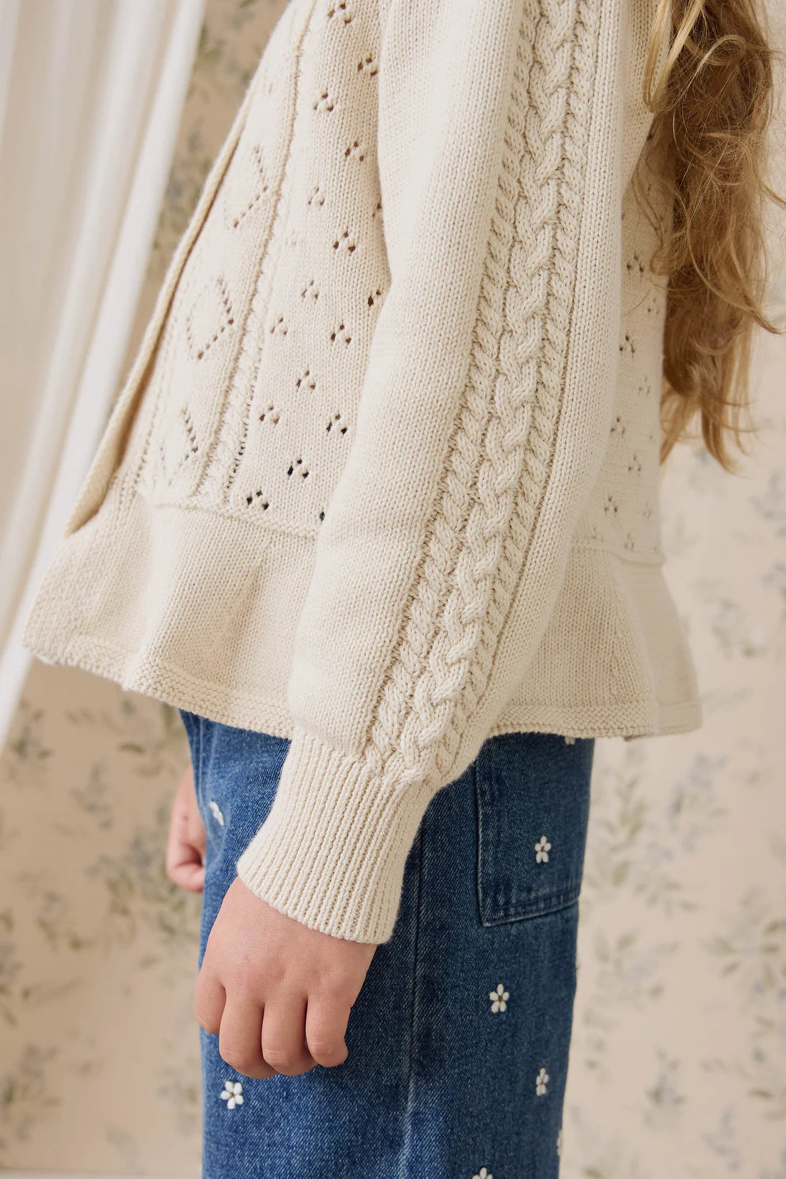 Annabelle Cardigan - Vanilla | Jamie Kay