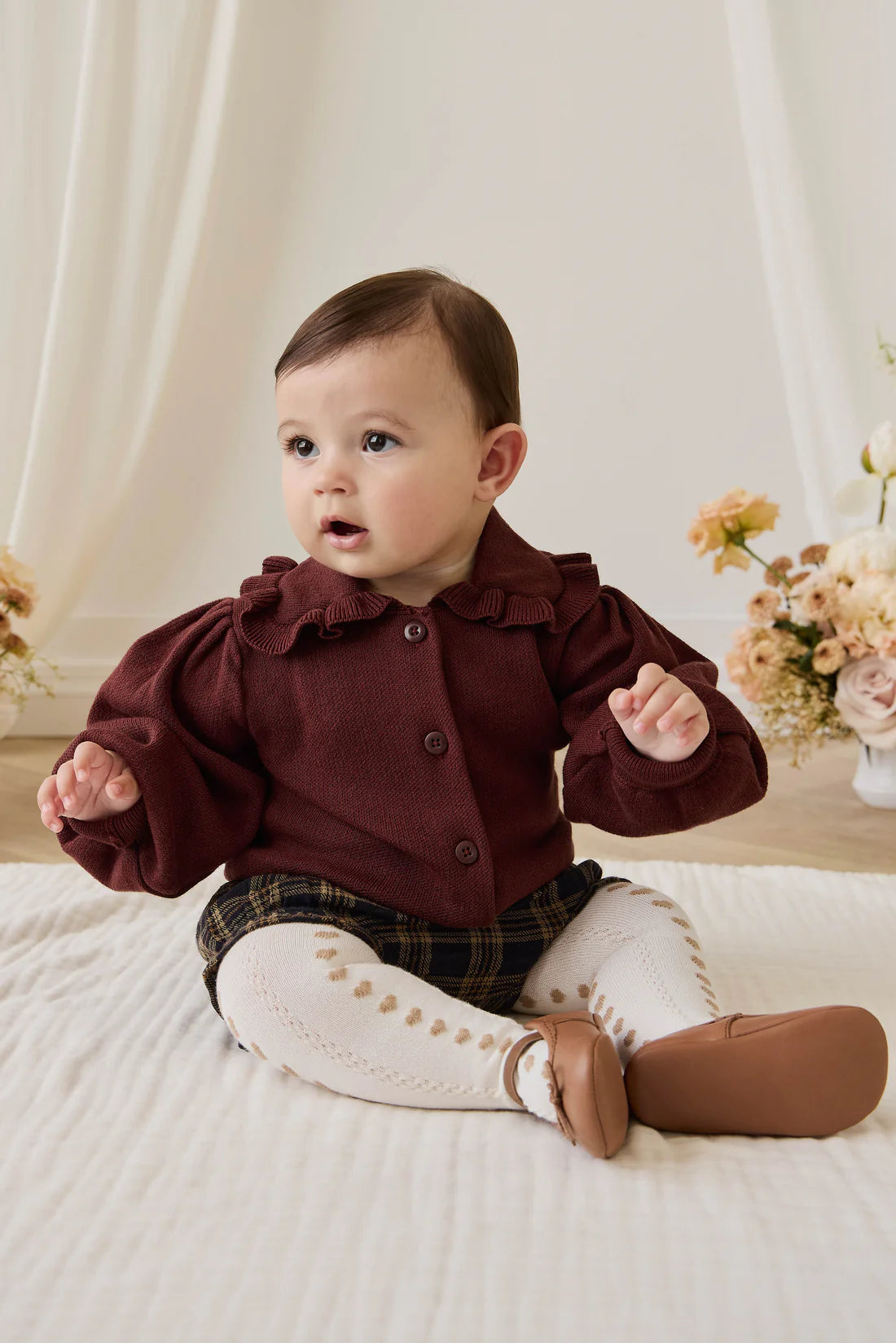 Bonnie Cardigan - Chocolate Chip | Jamie Kay