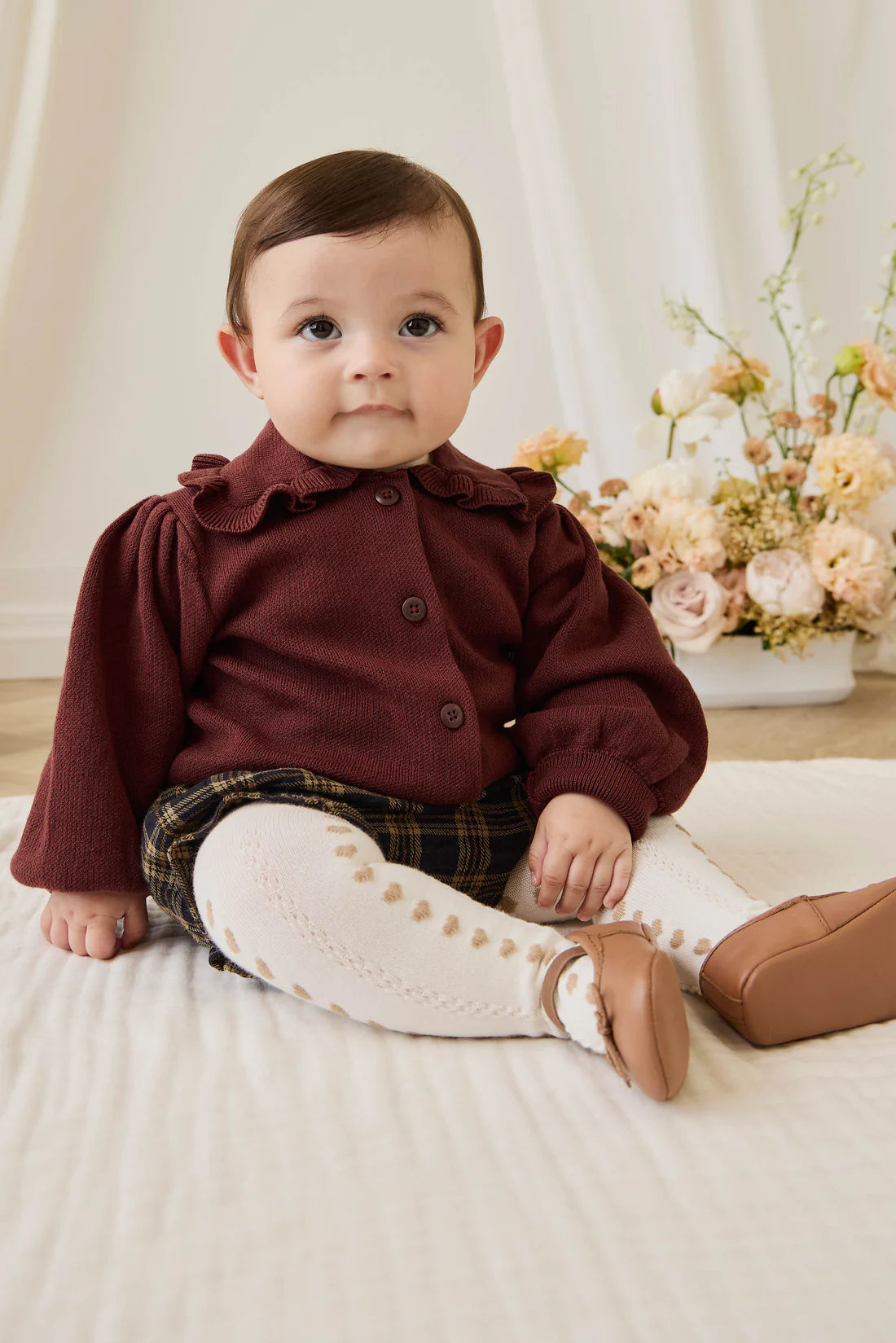 Bonnie Cardigan - Chocolate Chip | Jamie Kay