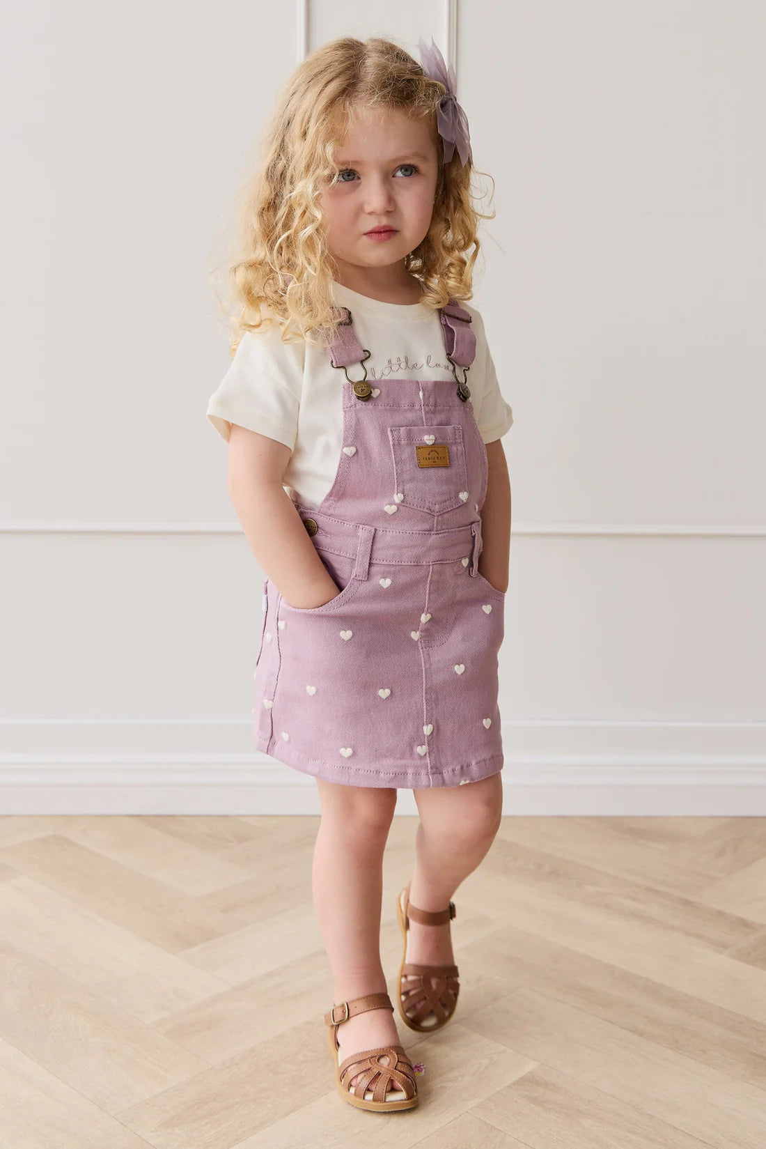 Overall Dress - Petite Heart Melody |Jamie Kay