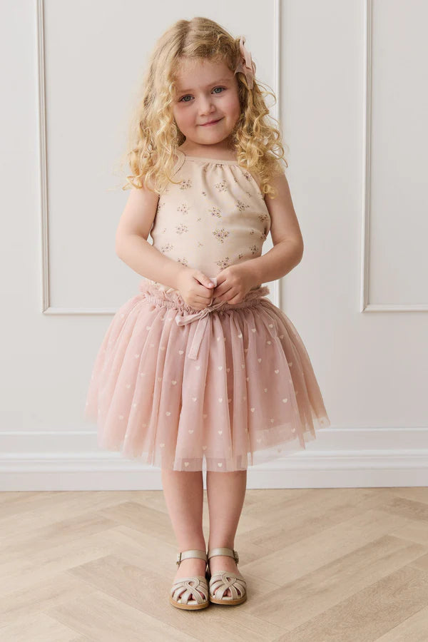 Lottie Skirt - Petite Heart Rose Smoke  | Jamie Kay