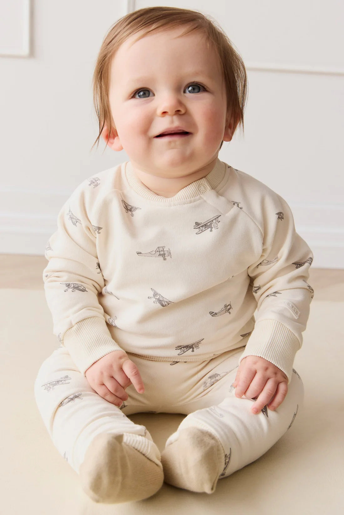 Organic Cotton Tao Sweatshirt - Avion Oat | Jamie Kay