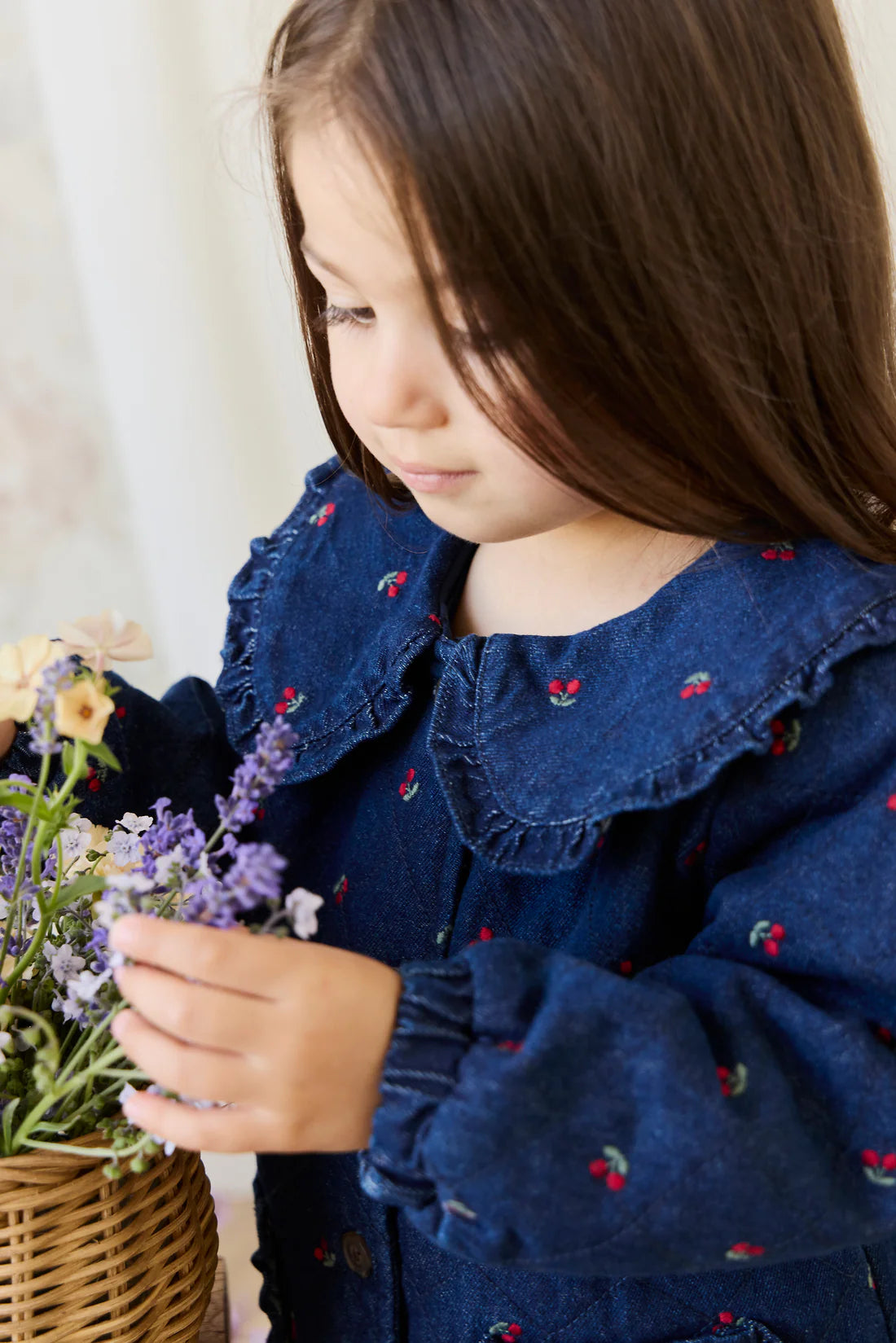 Amandine Jacket - Cerise Denim | Jamie Kay
