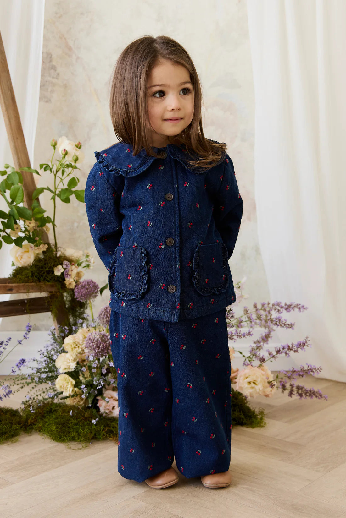 Amandine Pant - Cerise Denim | Jamie Kay