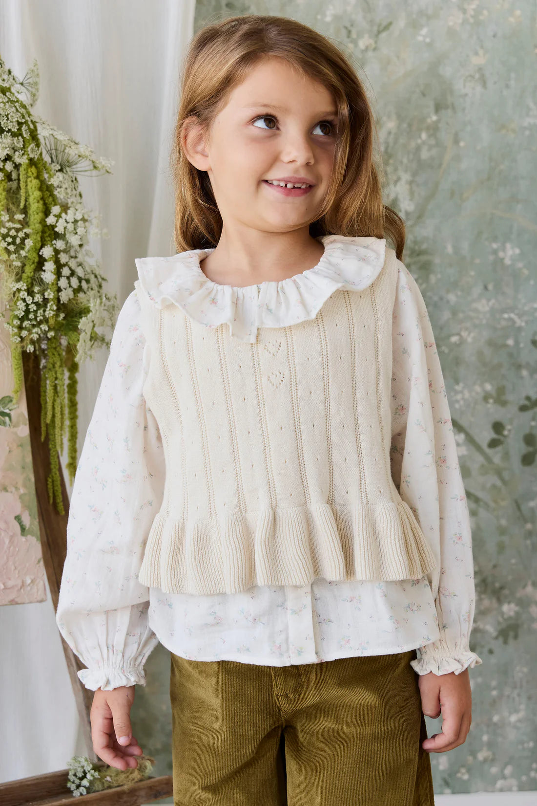 Antonia Top - Vanilla | Jamie Kay