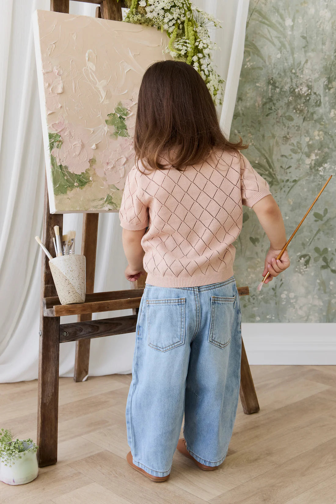 Alexandra Top - Rose Mist Alexandra Flower | Jamie Kay