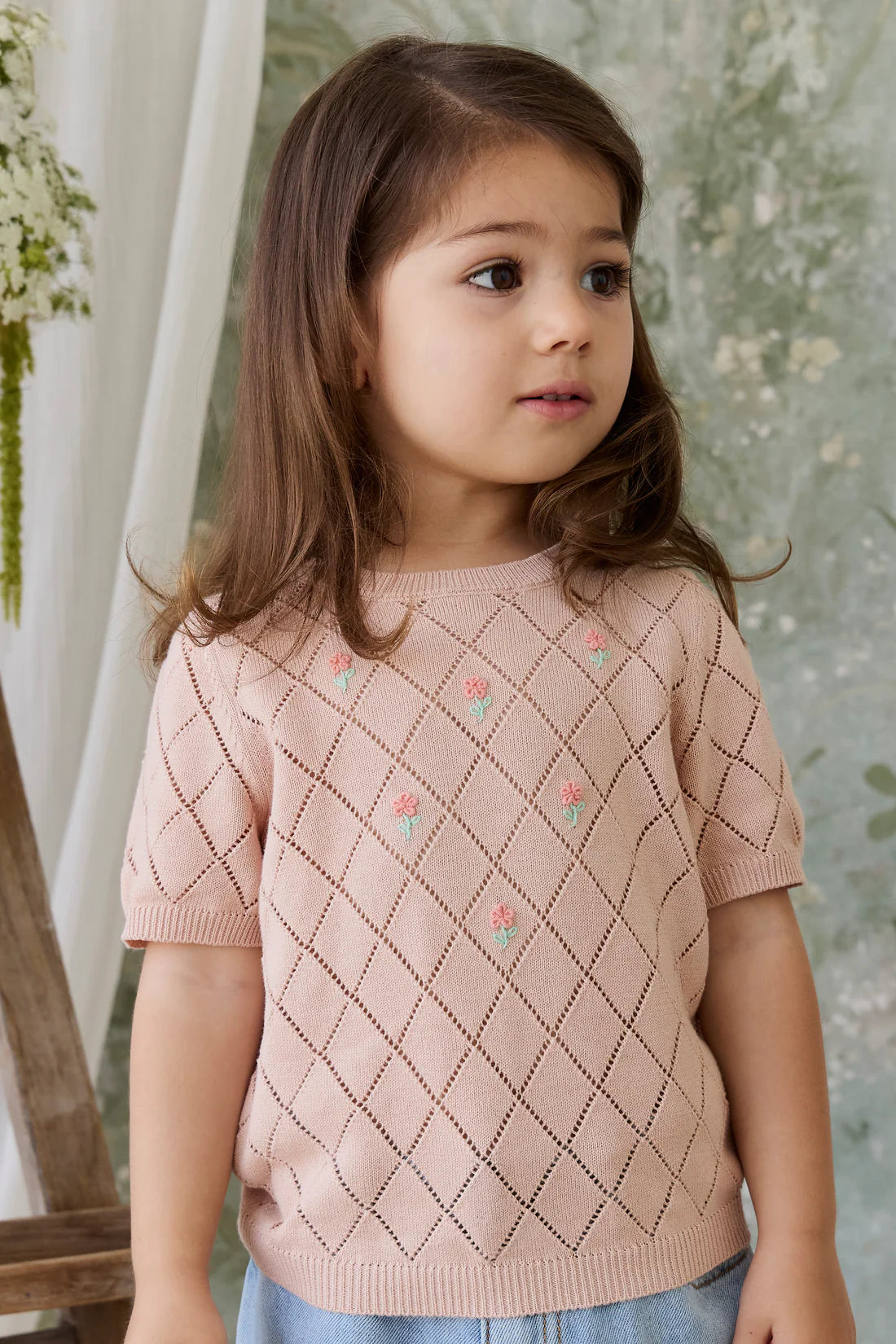 Alexandra Top - Rose Mist Alexandra Flower | Jamie Kay