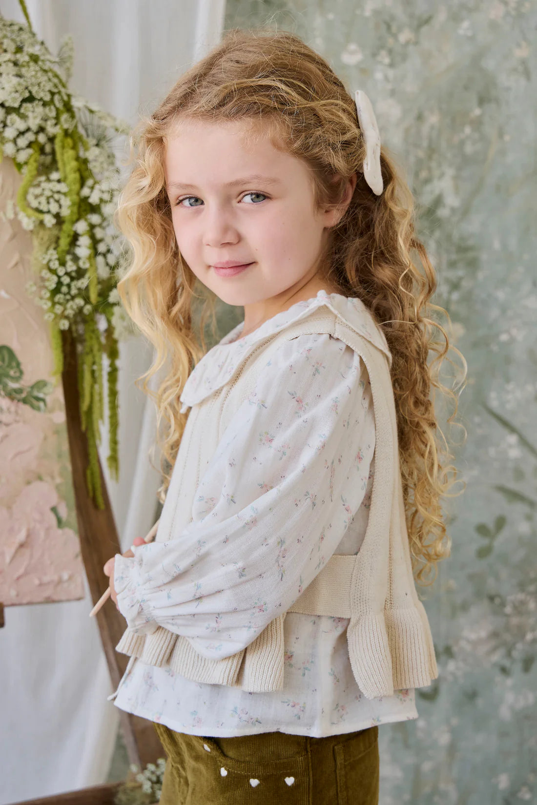 Antonia Top - Vanilla | Jamie Kay