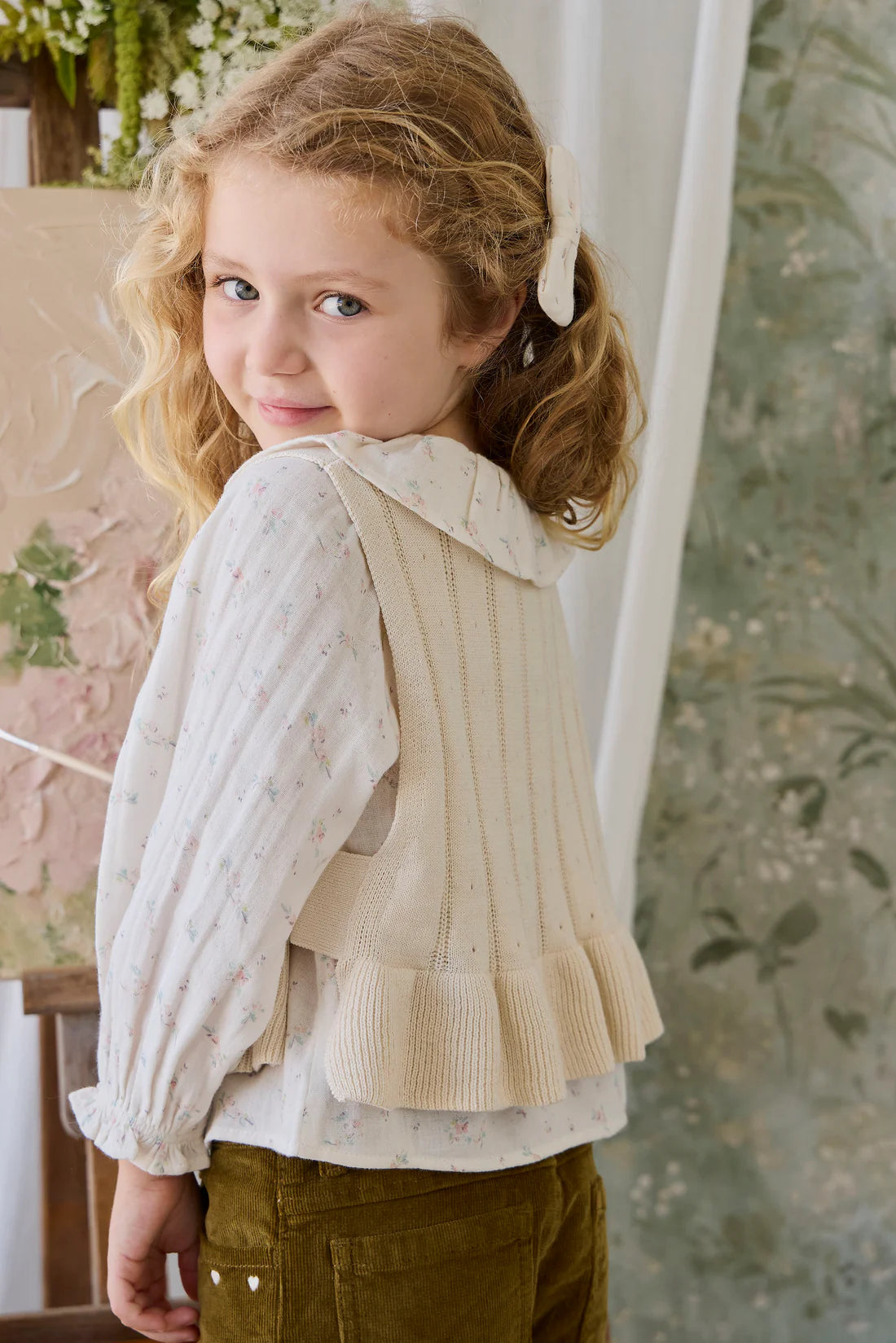 Antonia Top - Vanilla | Jamie Kay