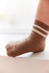 Brayden Sock - Sepia | Jamie Kay